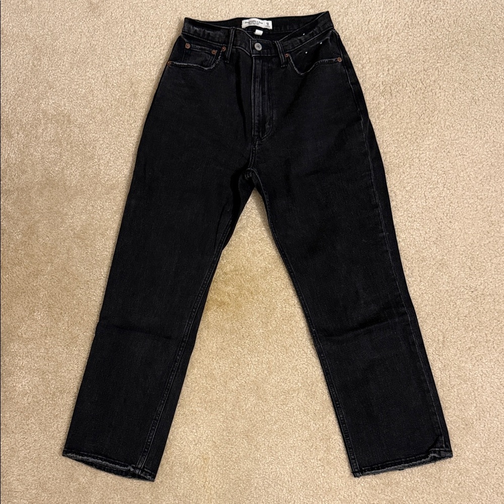 Abercrombie & Fitch Women’s Black Straight Jeans